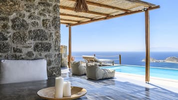 Comfort Villa, 2 Bedrooms, Private Pool | Beach/ocean view