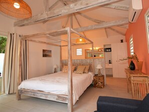 Honeymoon Bungalow, Private Bathroom, Pool View (Baie Rose) | 1 bedroom, premium bedding, minibar, in-room safe