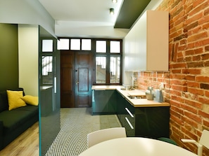 Living area - K12 Apartments (Kraków)