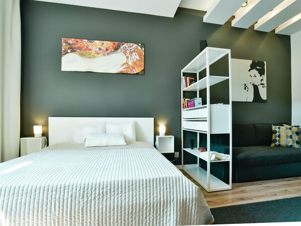 Living area - K12 Apartments (Kraków)