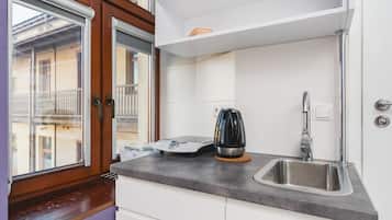 Studio (19/1) | Silitysrauta/-lauta, ilmainen Wi-Fi, vuodevaatteet