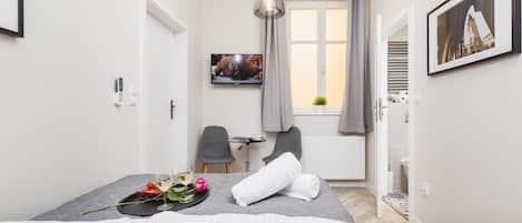 Basic Studio (1) | 1 bedroom, soundproofing, iron/ironing board, free WiFi