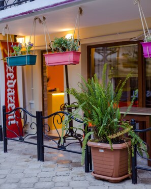 Majoituspaikan julkisivu