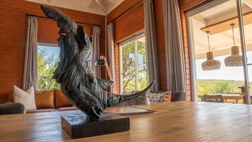 Luxury Villa, 1 Bedroom, Private Pool, Valley View | Living area