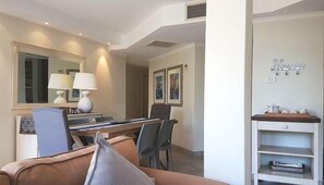 Executive Apartment, 3 Bedrooms | Living area | Flat-screen TV, DVD player - 207 Terra Mare (Umhlanga)