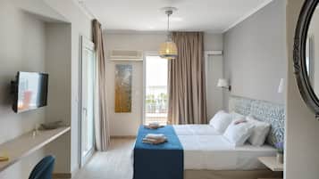 Departamento Premium, vista al jardín | Caja de seguridad en la habitación, cortinas blackout y insonorización