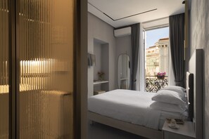 Standard Double Room, Balcony, City View | Egyptian cotton sheets, premium bedding, down comforters, pillowtop beds - The Grey (Naples)
