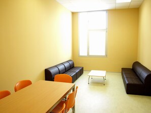 Sittområde i lobbyn