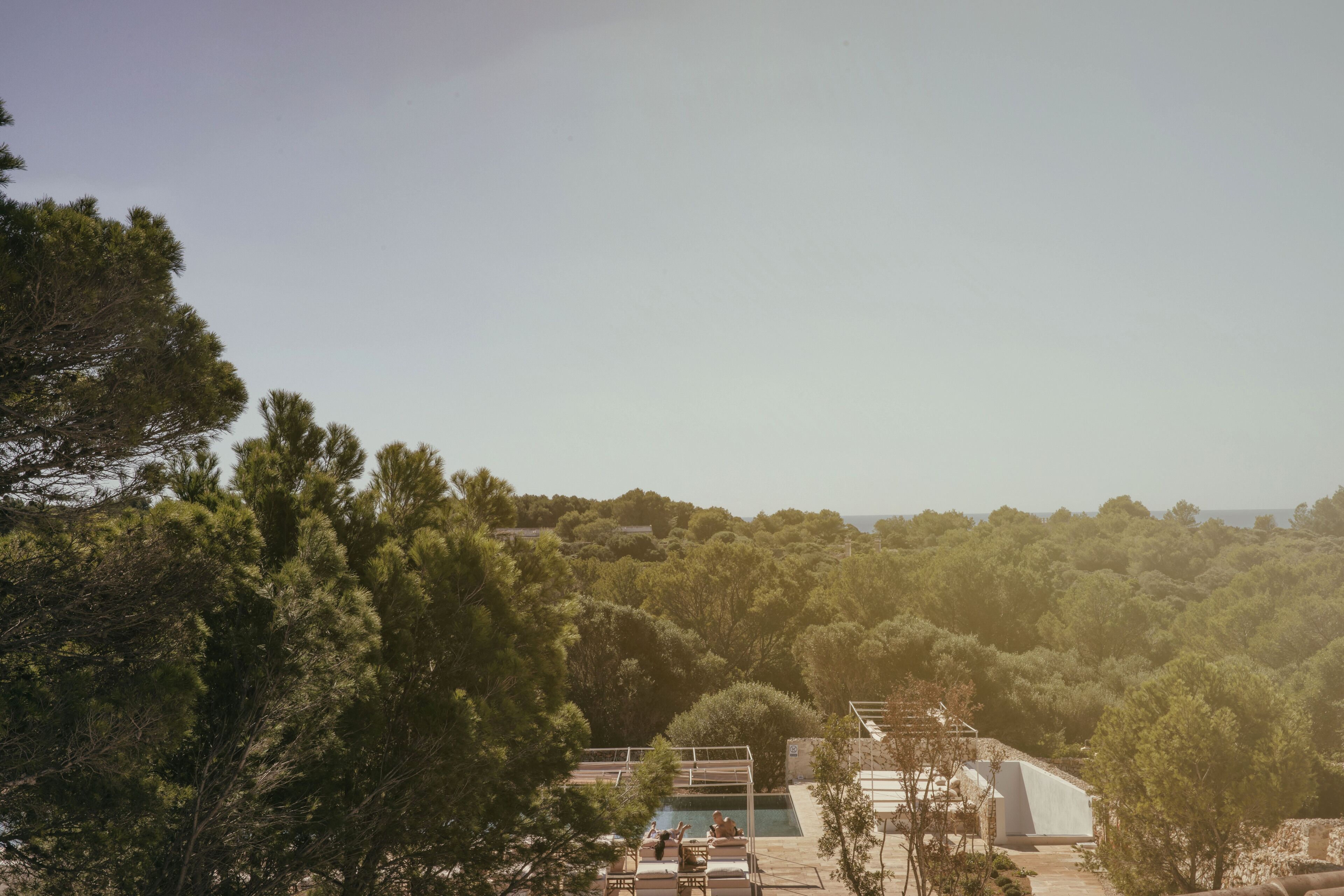 Uitzicht vanuit de kamer