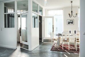 Gallery Apartment, 2 Bedrooms | Living area | Flat-screen TV - Hoepfner Historical House (Akureyri)