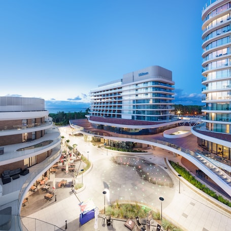 Diseño del edificio. Hilton Swinoujscie Resort and Spa