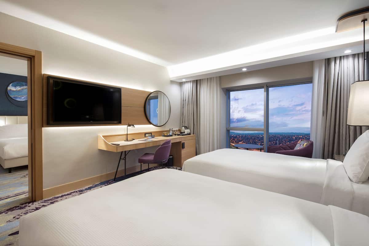 Minibar, in-room safe, desk, laptop workspace