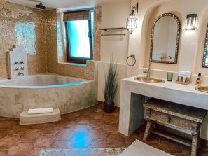Double Room, Garden View | Bathroom sink - Jardines De La Reina Boutique B&B (Marbella)