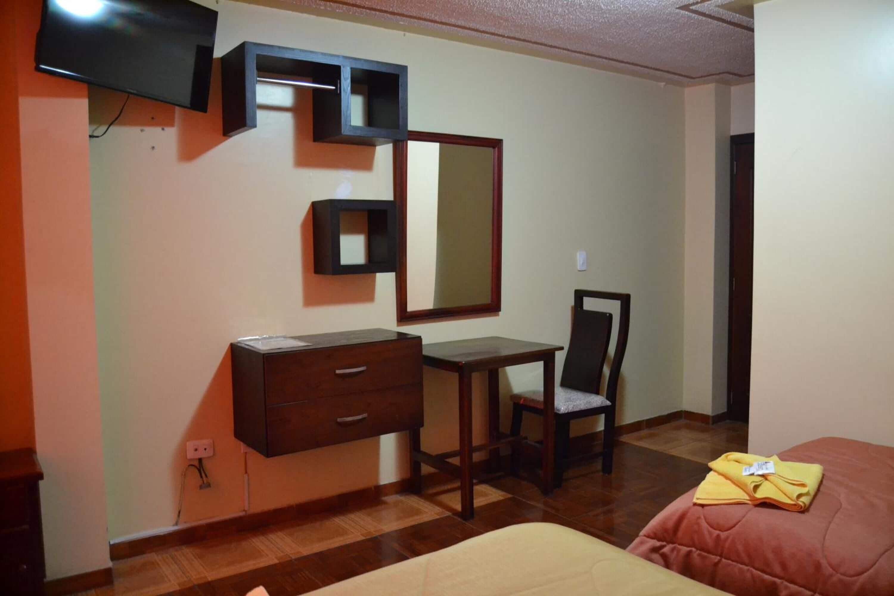 Double Room, Multiple Beds, City View | In-room safe, desk, WiFi (free)