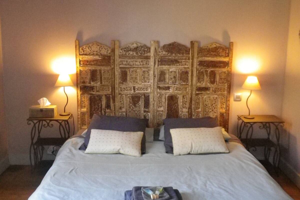 Double Room, 1 Queen Bed, Garden View (La Biche) | Premium bedding, minibar, desk, blackout drapes