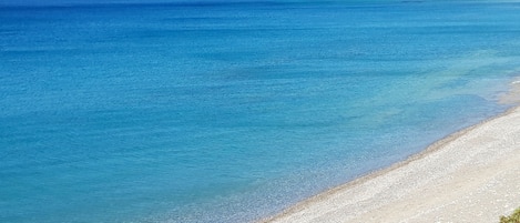 Vlak bij het strand