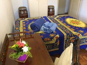 Desk, blackout curtains, iron/ironing board, free WiFi