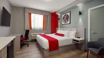 Wi-Fi de cortesia, roupa de cama