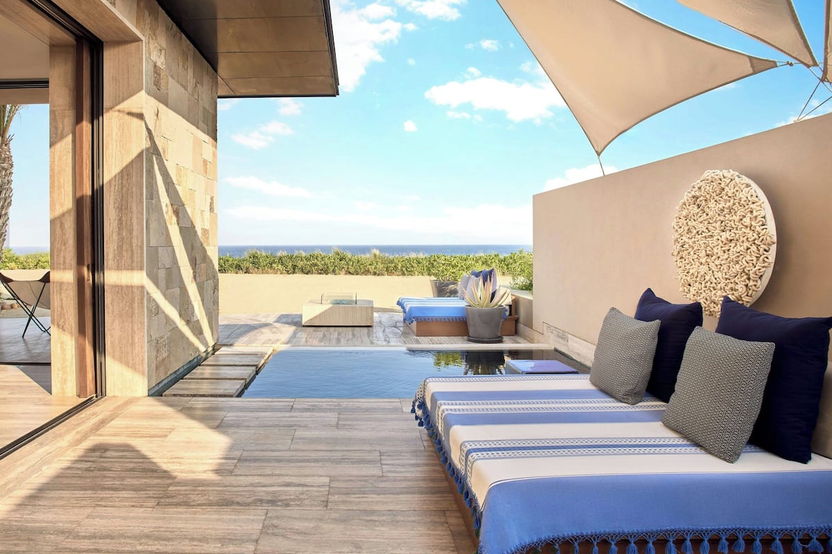 Quarto, 1 cama King, de frente para a praia | Roupas de cama de algodão egípcio, roupas de cama premium