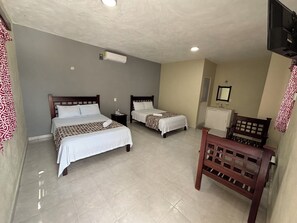 Double Room, 2 Double Beds | Free WiFi - Hotel Villa Calakmul (Calakmul)