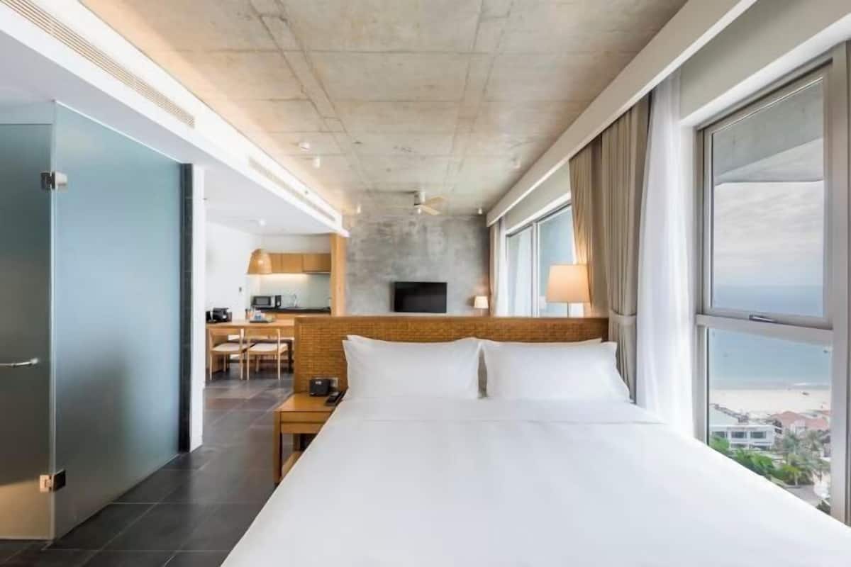 1 dormitori, roba de llit d'alta qualitat i minibar