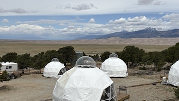 House, Shared Bathroom (Geodesic Dome) | View from property