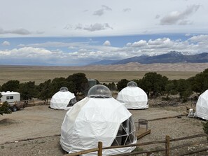 Huis, gedeelde badkamer (Geodesic Dome) | Uitzicht vanuit accommodatie