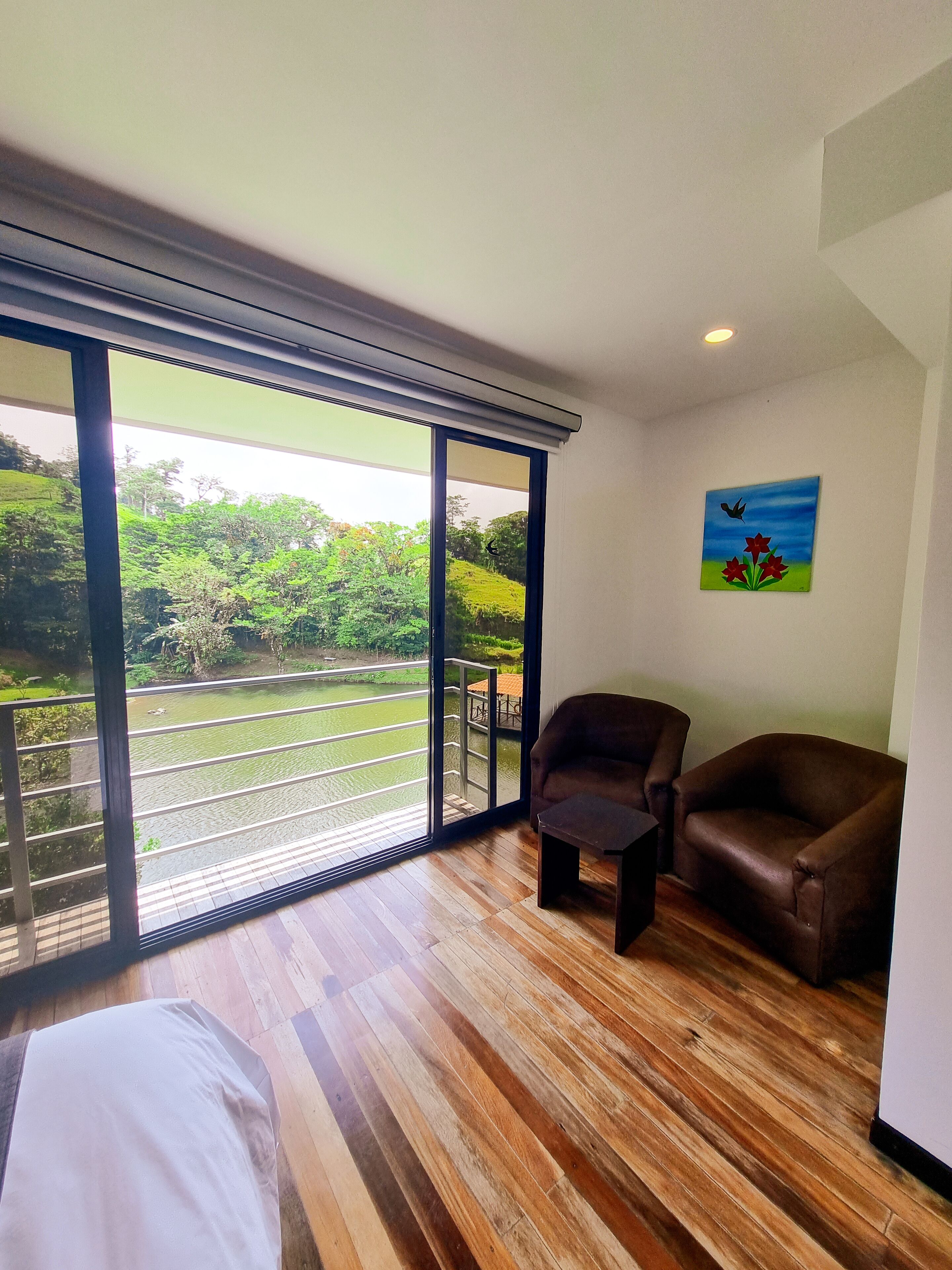 Habitación doble, 1 habitación, vista al lago | Terraza o patio