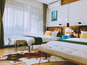 Elite Twin Room | Living area - ChongQing SaharaHexi Youth Hostel (Chongqing)