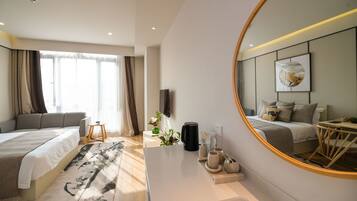 Executive Double Room | In-room safe, desk, blackout drapes, iron/ironing board (on request)
