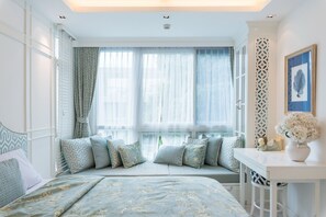 Suite, 2 Schlafzimmer | 2 Schlafzimmer, Verdunkelungsvorhänge, Zustellbetten, kostenloses WLAN