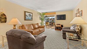 Condo, Multiple Beds (2 Bedrooms) | Living room - Dockside Villas B (Dunedin)