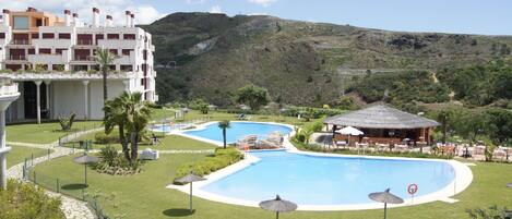 Indoor pool, outdoor pool