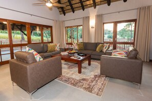 Family Chalet | Living room | Flat-screen TV - Kruger Park Lodge Unit 612 (Mbombela)