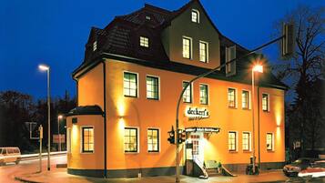 Front of property - evening/night