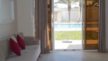 Royal Villa, 3 Bedrooms, Pool View | View from room