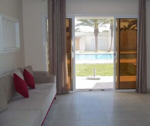 Royal Villa, 3 Bedrooms, Pool View | View from room