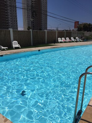 Outdoor pool - Herradura appartment (Coquimbo)