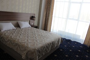 Habitació doble estàndard, vistes al riu | Minibar, escriptori, cortines opaques i planxa i posts de planxar 