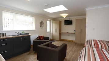 Studio | Living area | Flat-screen TV