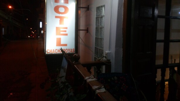 A hotel sign with the name 'Chachapoyas Hotel'. - Chachapoyas Hotel (Chachapoyas)