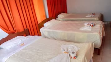 Iron/ironing board, free WiFi, bed sheets