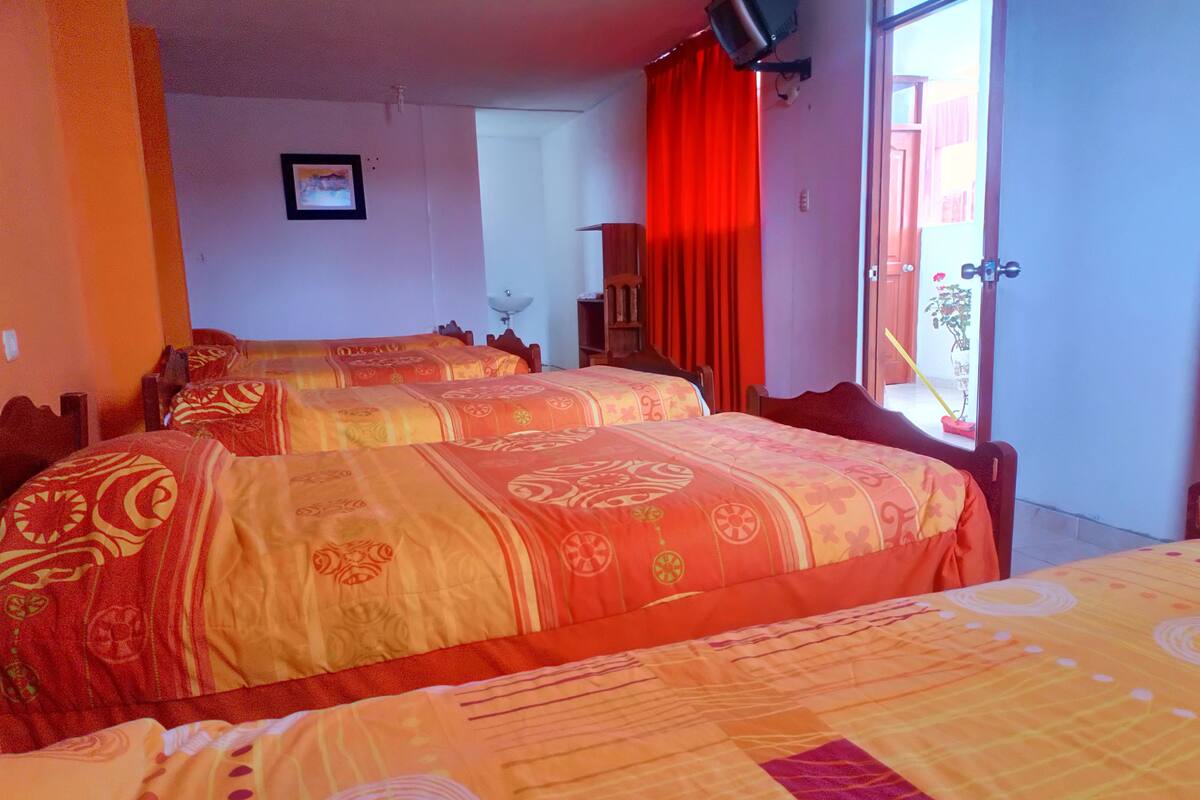 Iron/ironing board (on request), WiFi (free), bed sheets