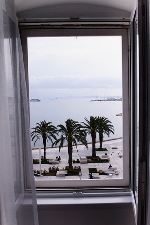 Blick von der Unterkunft