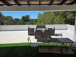 Apartamento superior | Terraza o patio