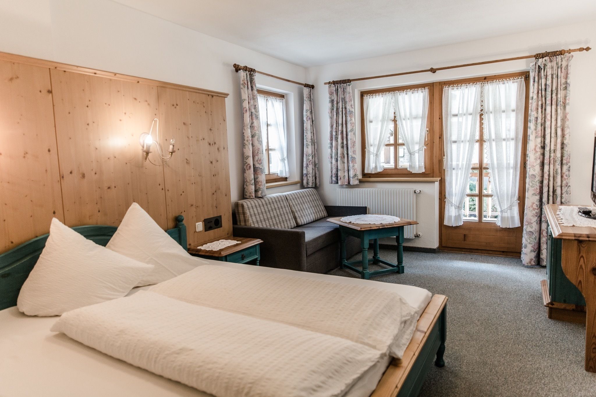 Double Room, 1 Double Bed with Sofa bed, Balcony | In-room safe, free WiFi, bed sheets