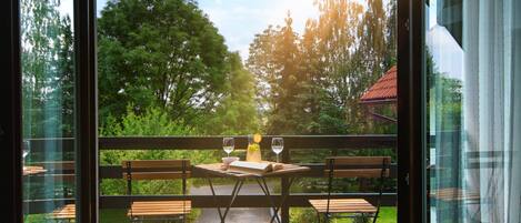 Appartement Deluxe, balcon | Vue depuis le balcon