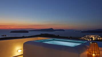 Suite Exclusive, idromassaggio, vista mare | Vista dalla camera