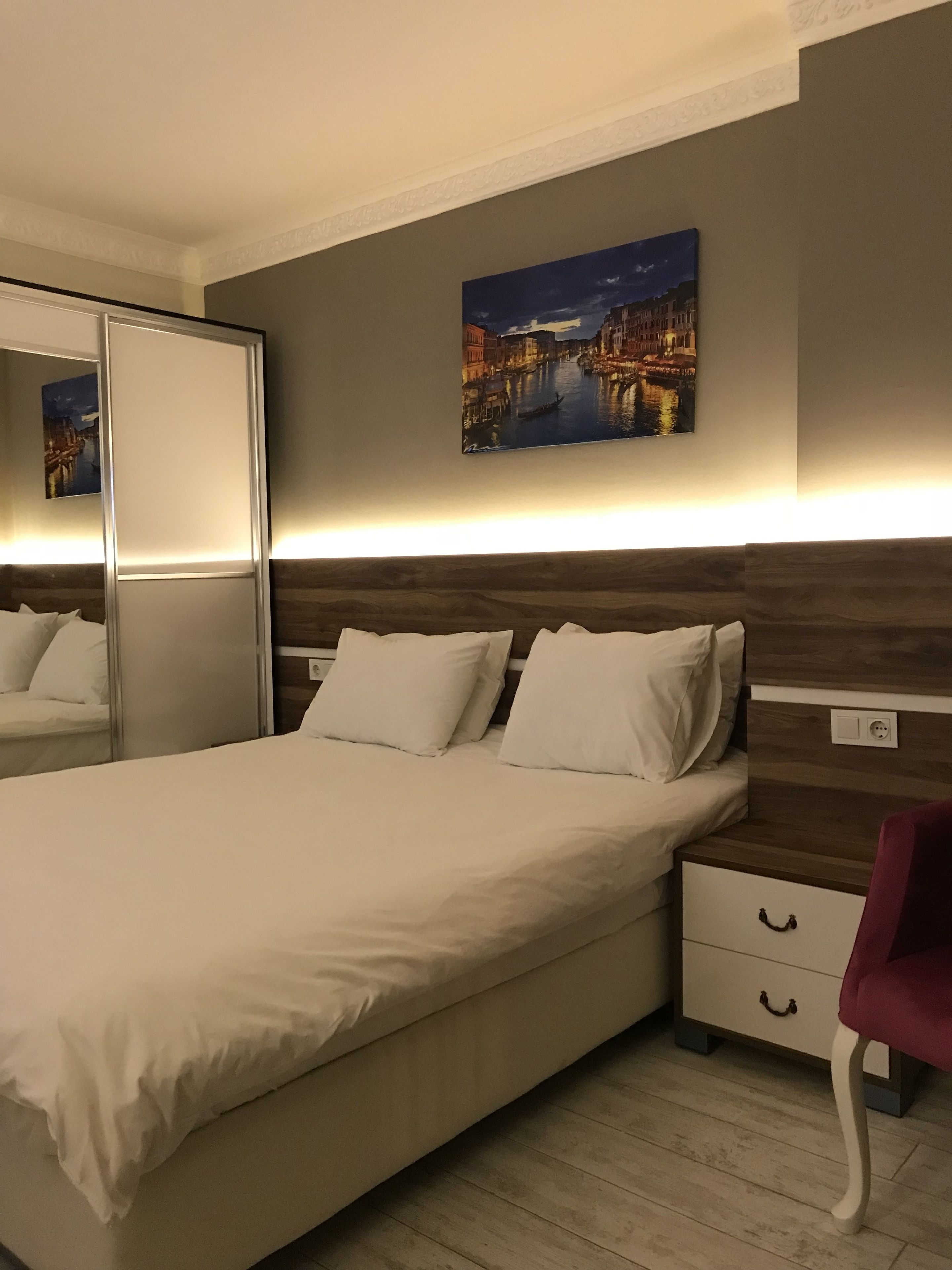 1 habitación, sábanas de algodón egipcio y ropa de cama de alta calidad 