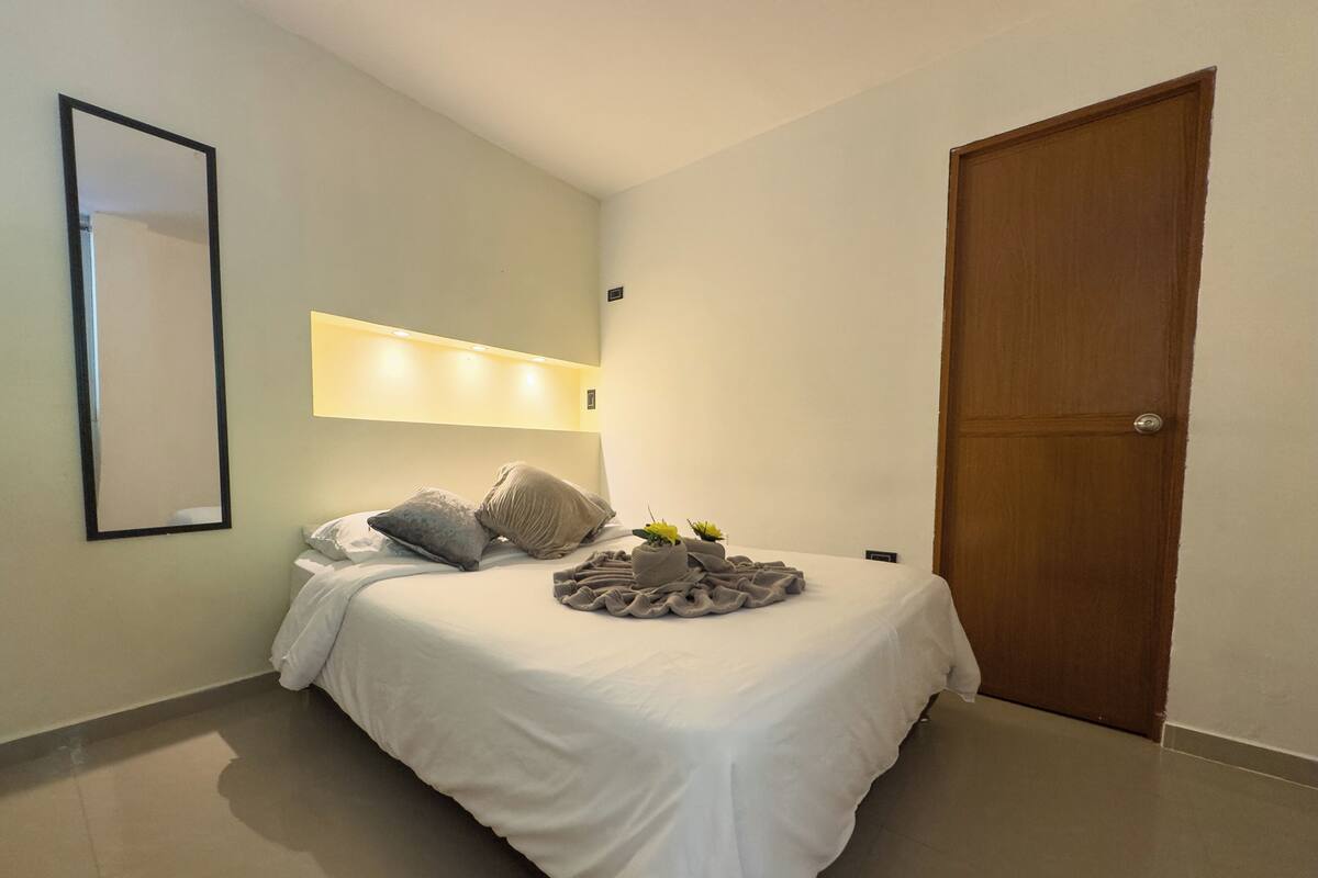 Wifi gratis y ropa de cama